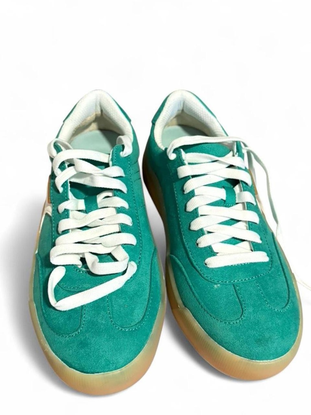 Cute NWOT green used platform sneakers Dr Scholls 6.5 - Picture 2 of 8